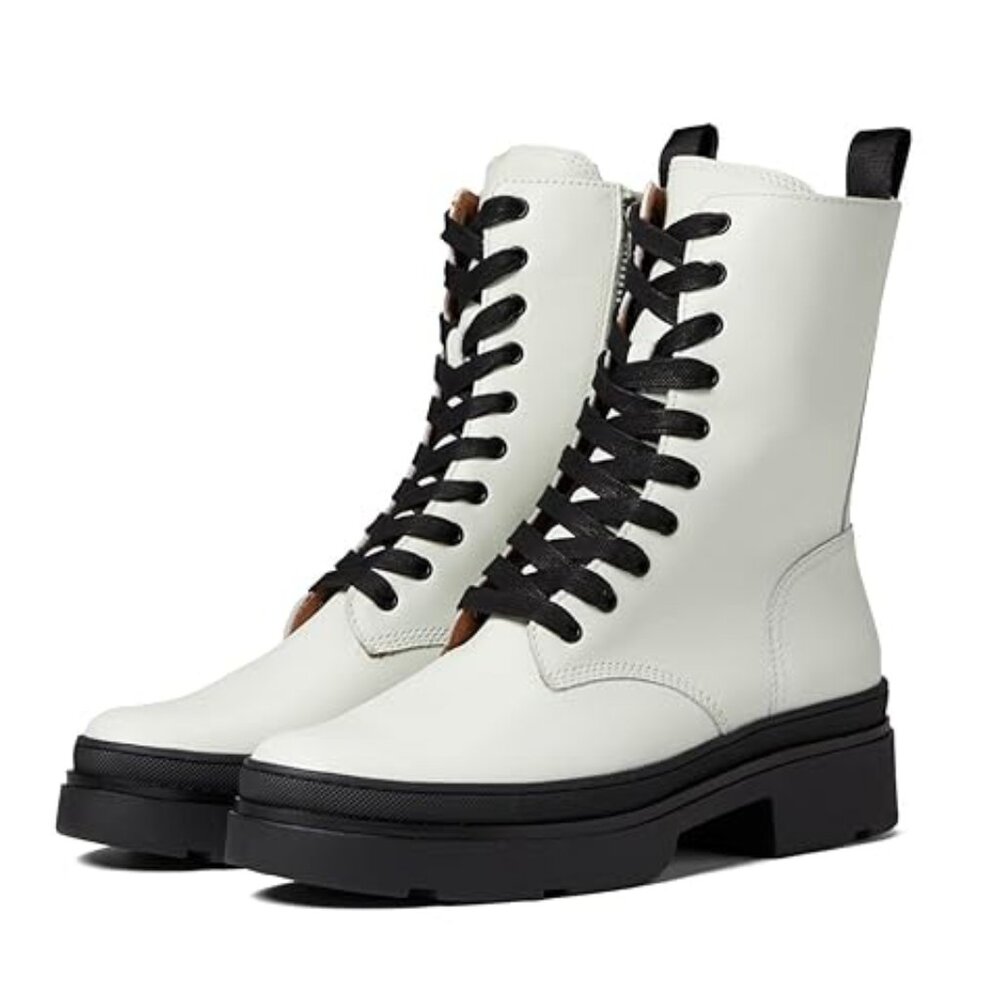 Frye White Boots Size 8